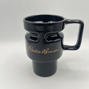 Eddie Bauer Black 5 1/4” Mug